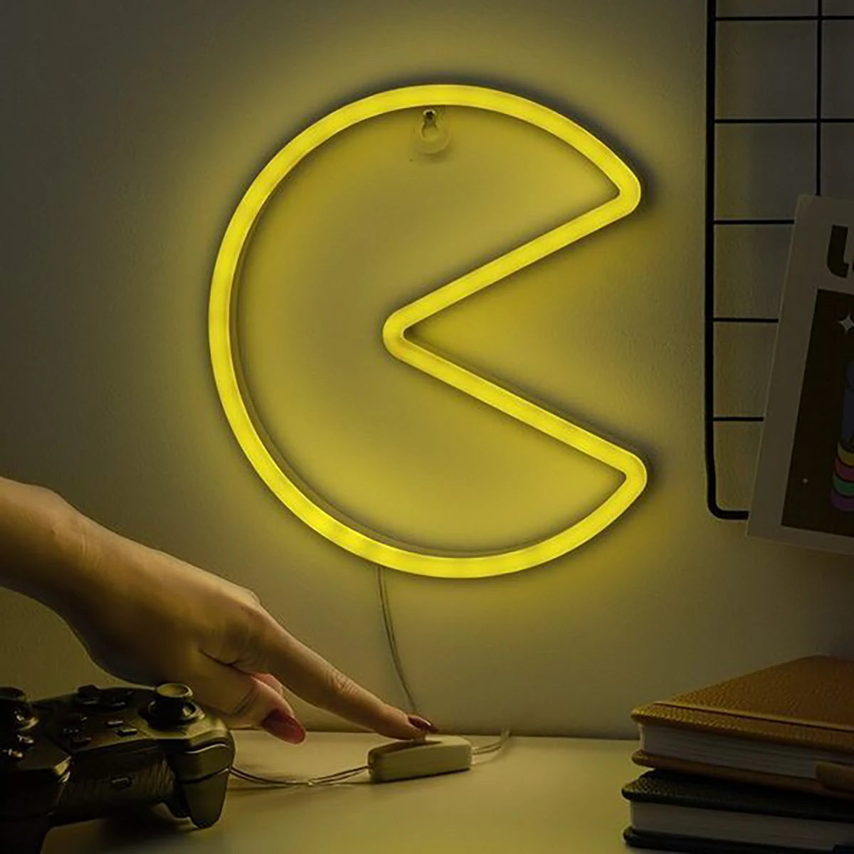 Pac-Man – Lampe murale néon