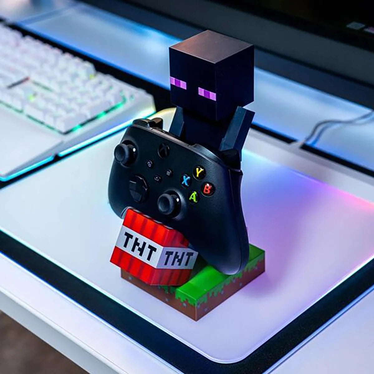 Figurine & Station de Charge Enderman – Minecraft Cable Guys