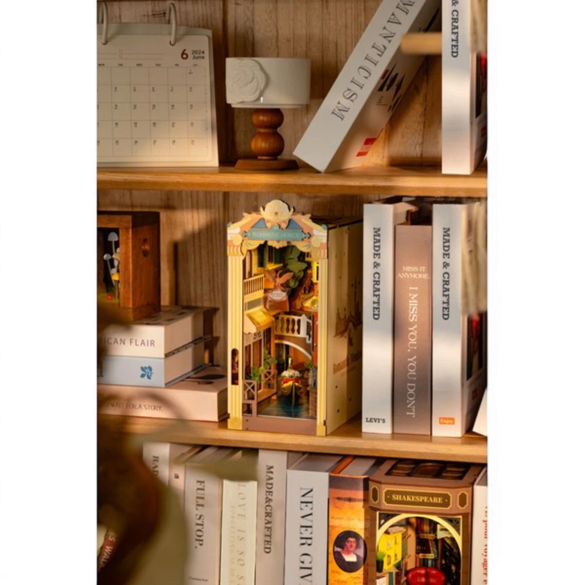 Book Nook Romantic Venice – Kit DIY décoratif