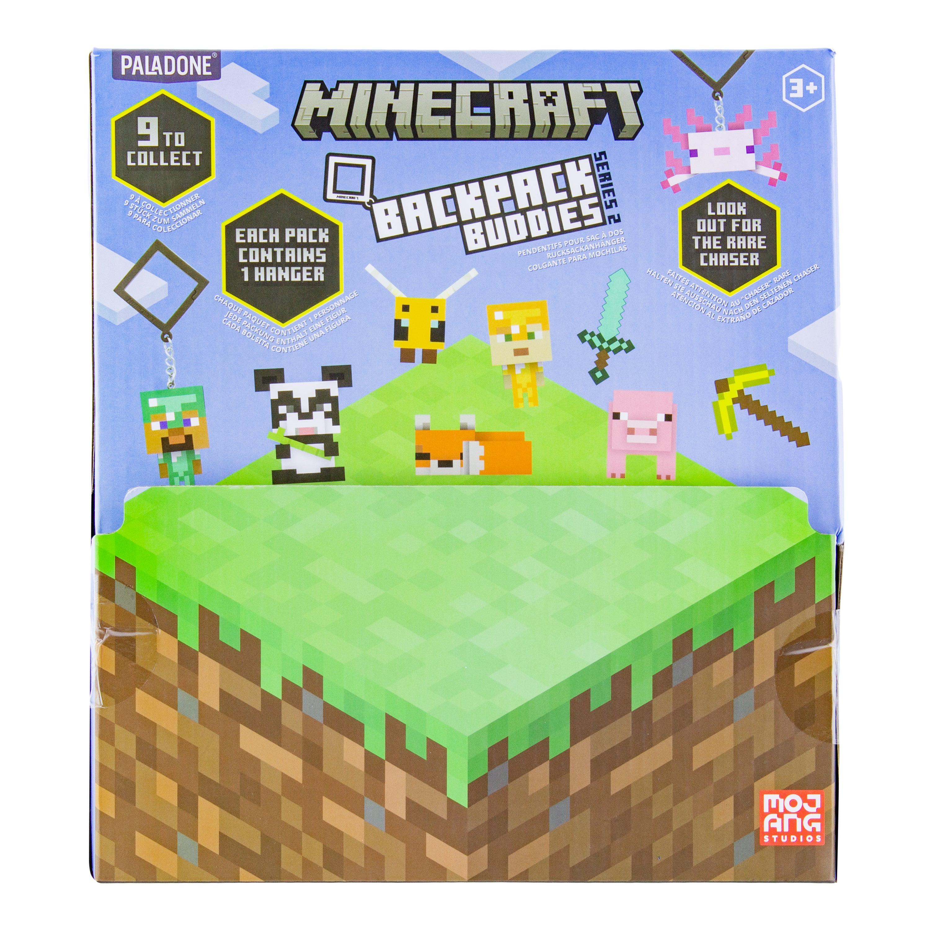 Backpack Buddies série 2 – Porte-clés surprise Minecraft (modèle aléatoire)