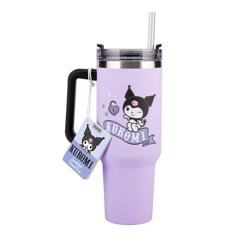 Gobelet isotherme 900ml avec paille – Kuromi