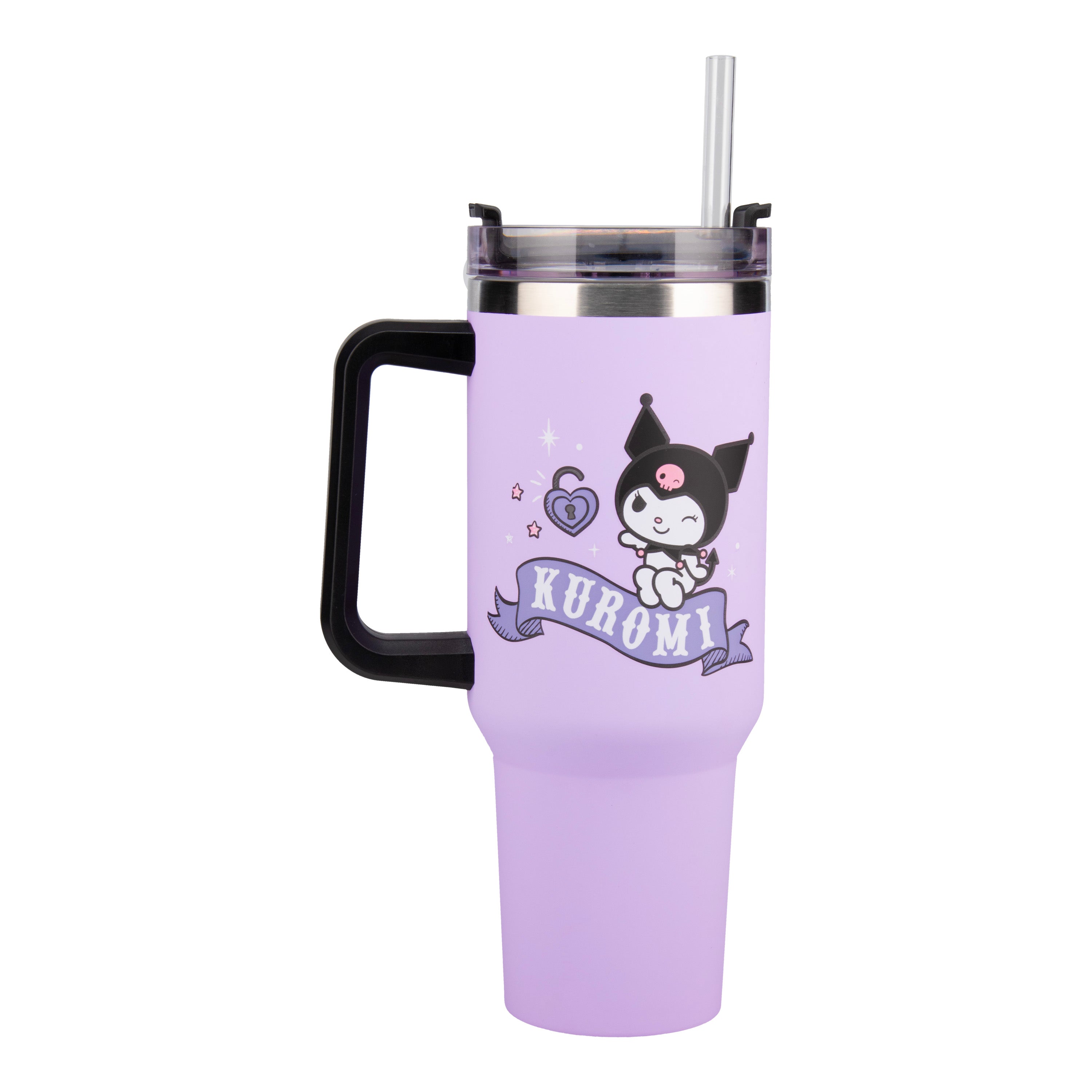 Gobelet isotherme 900ml avec paille – Kuromi