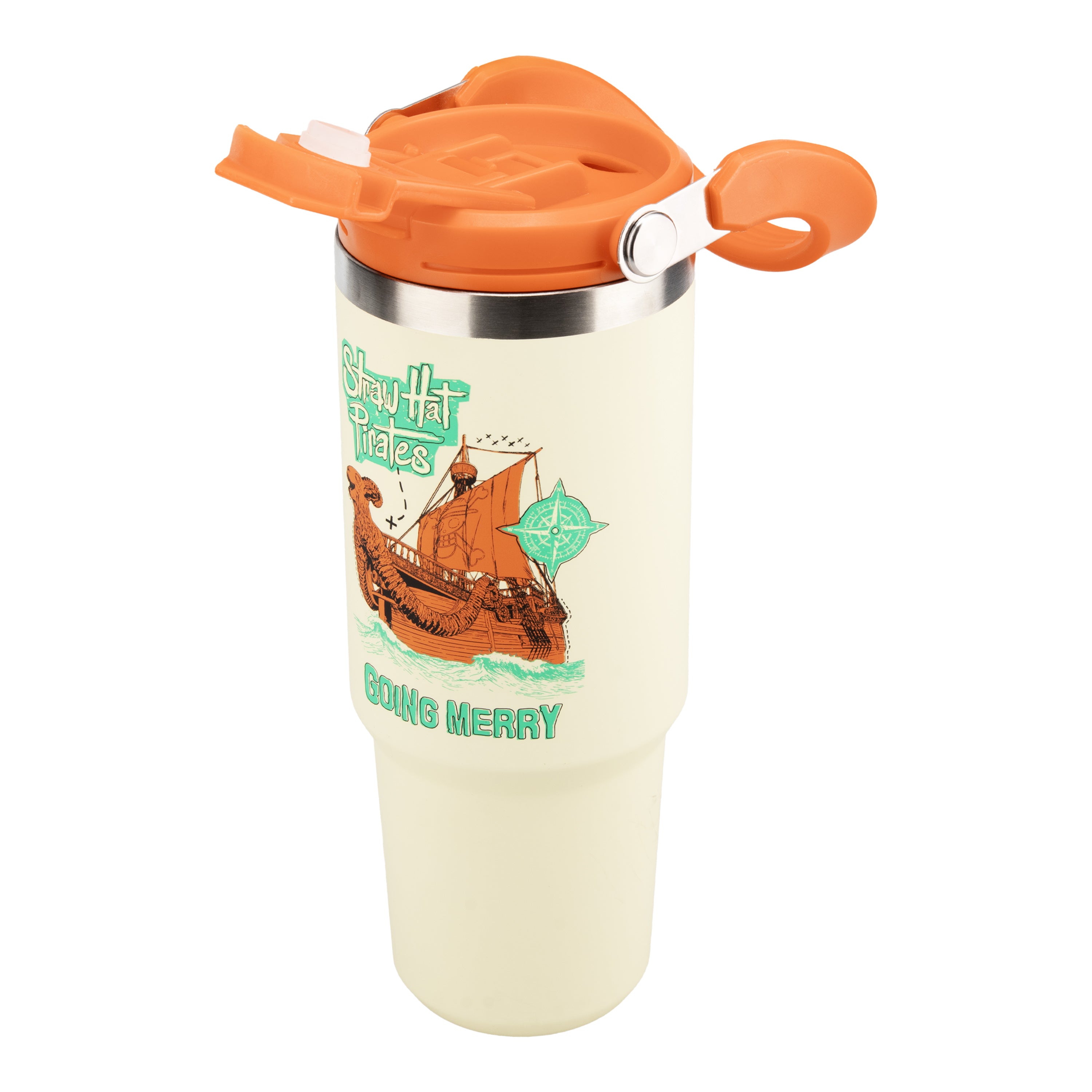 Gobelet isotherme 900 ml avec paille - One Piece