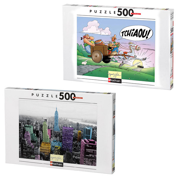 Puzzle 500 pièces tous publics (modèle aléatoire)