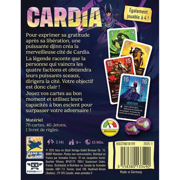 DUEL POUR CARDIA
