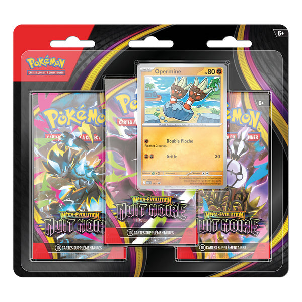 Tripack 3 boosters ME05 Nuit noire
