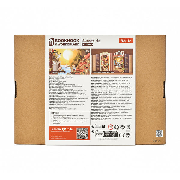 Book Nook Sunset Isle – Kit DIY bord de mer