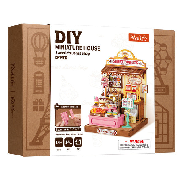 Donut Shop – Maquette en bois (141 pièces)