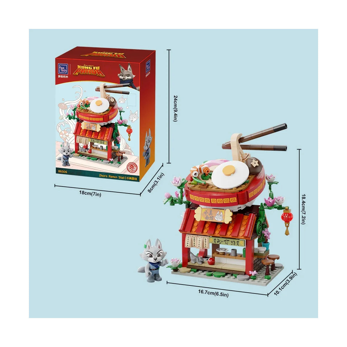 Kung Fu Panda Pantasy Zhen’s Noodle Restaurant 18cm