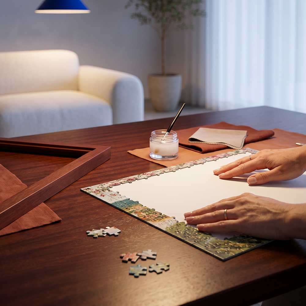 Comment conserver et encadrer un puzzle ?