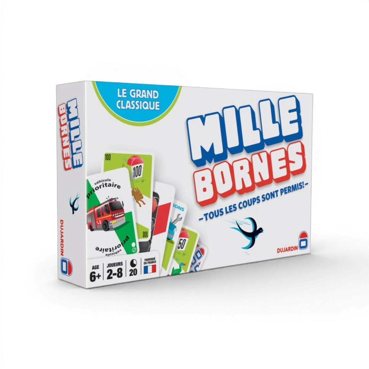 Mille Bornes Classique – Jeu de cartes stratégie et hasard