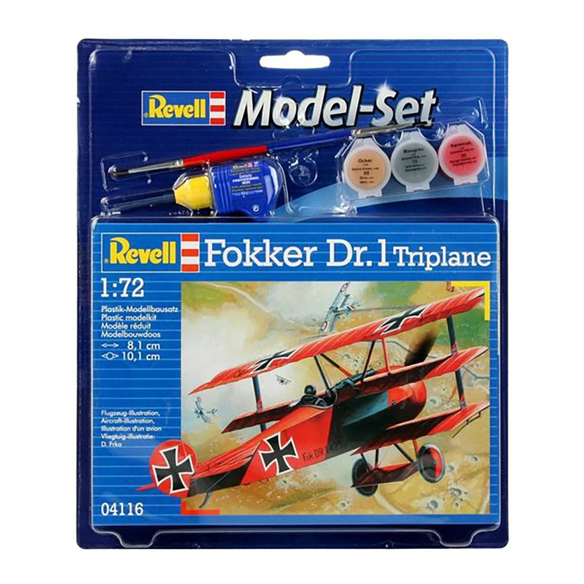Maquette Fokker DR1 Triplane (37 pièces)