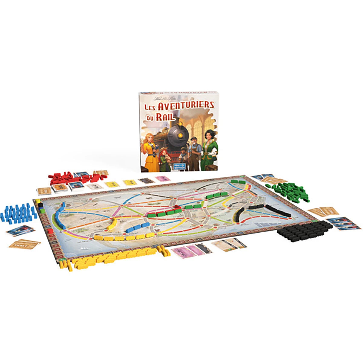 Les Aventuriers du Rail USA – Jeu de stratégie parcours et gestion