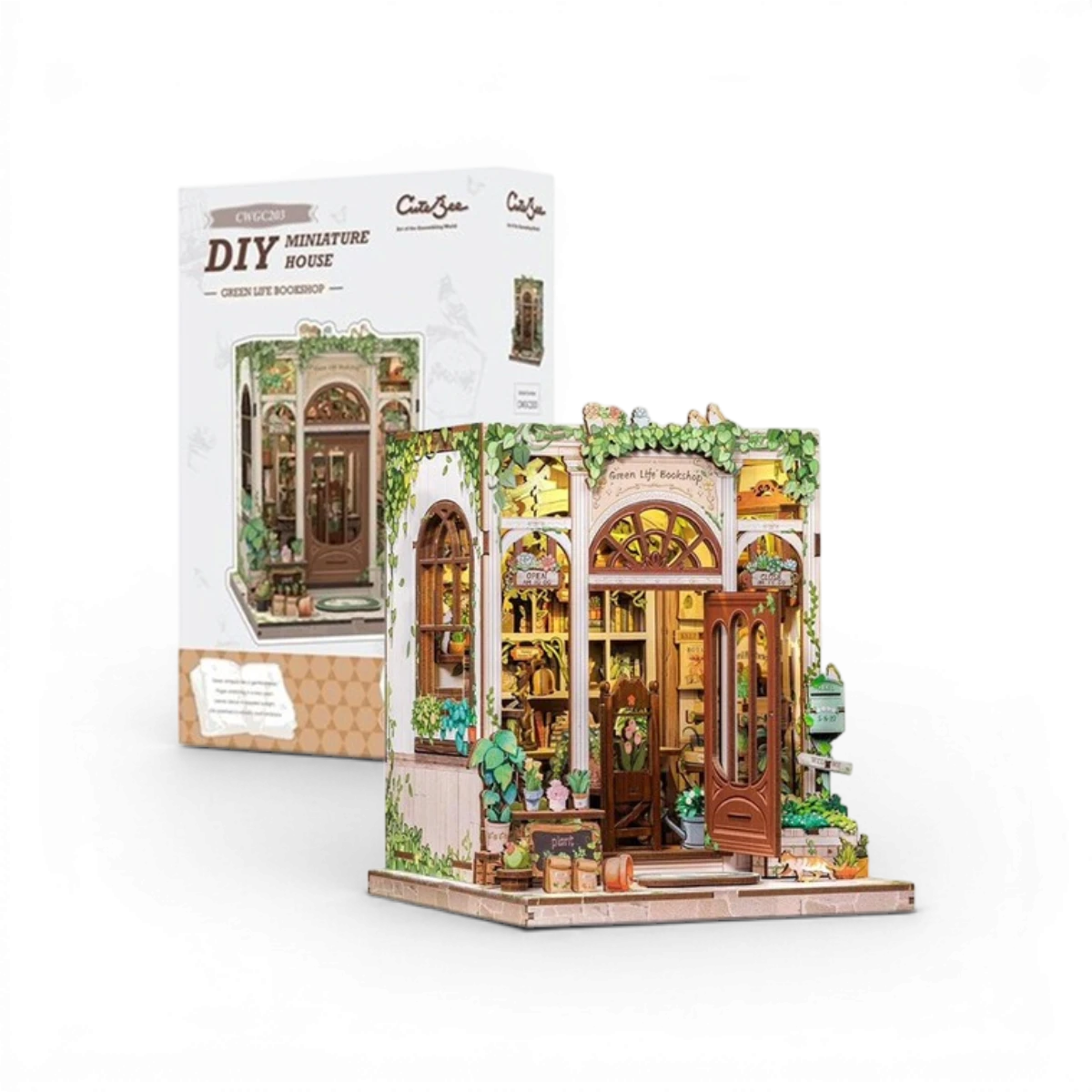 Green Life Bookshop – Book Nook – Kit DIY