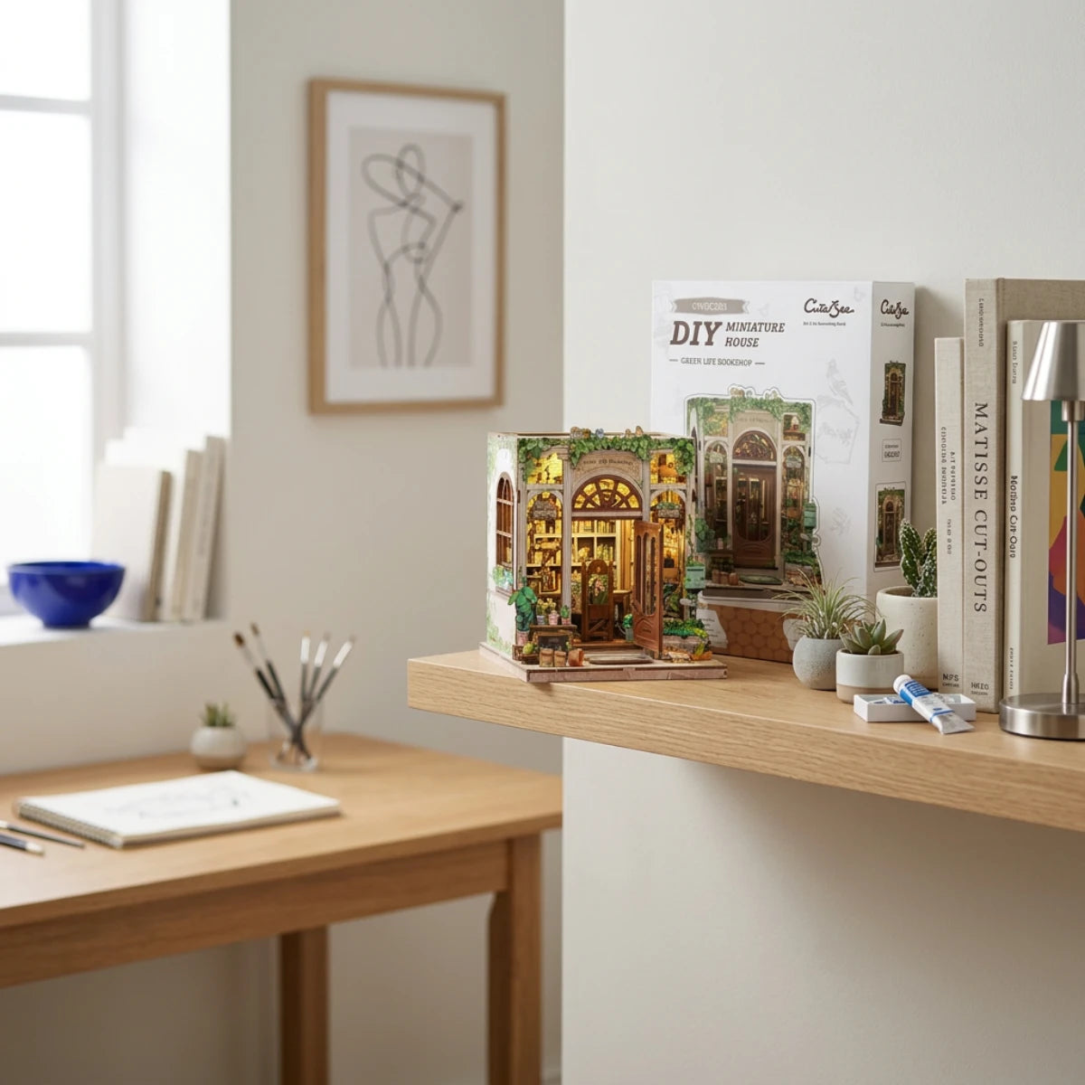 Green Life Bookshop – Book Nook – Kit DIY
