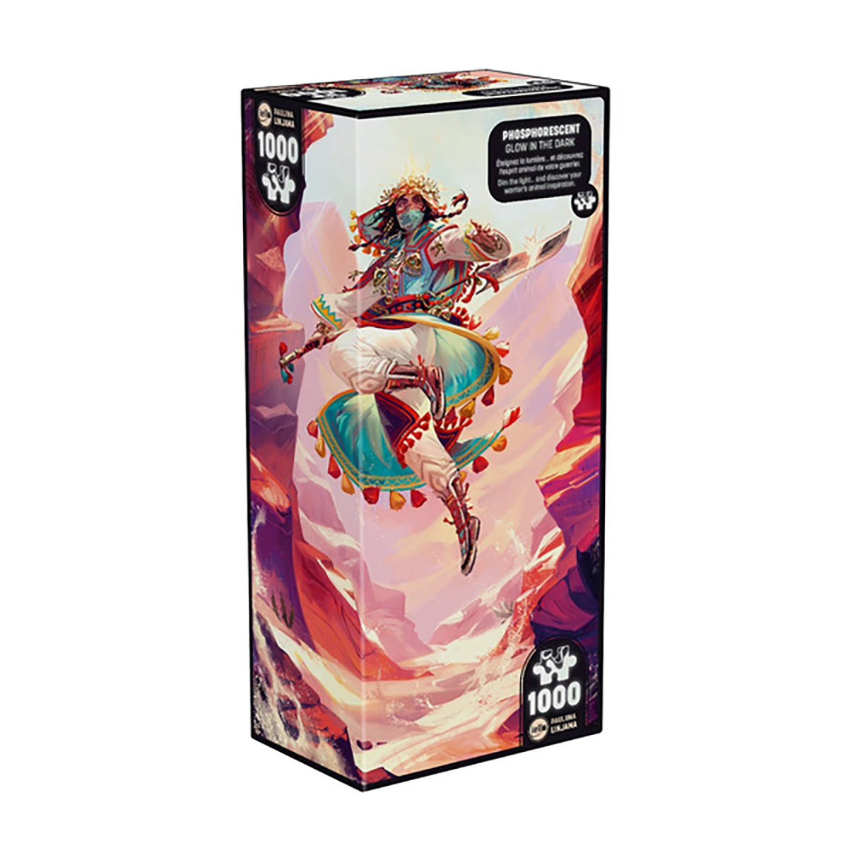 Puzzle Desert Spirit - Collection Twist phosphorescent - 1000 pièces