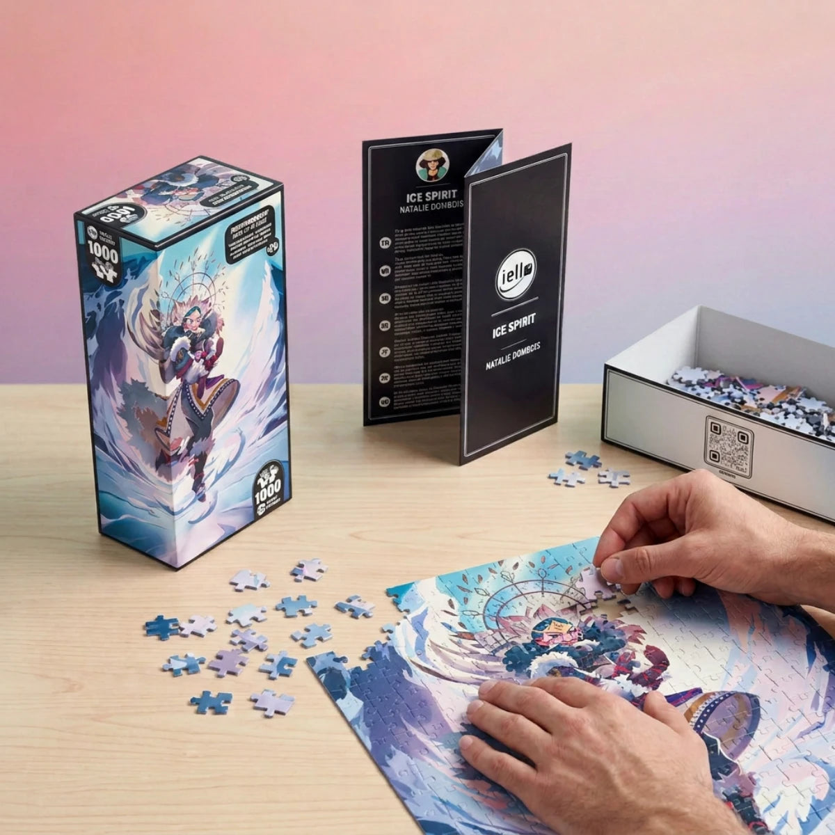 Puzzle Ice Spirit - Collection Twist phosphorescent - 1000 pièces