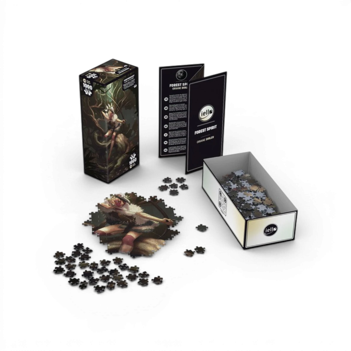 Puzzle Forest Spirit - Collection Twist Phosphorescent - 1000 pièces