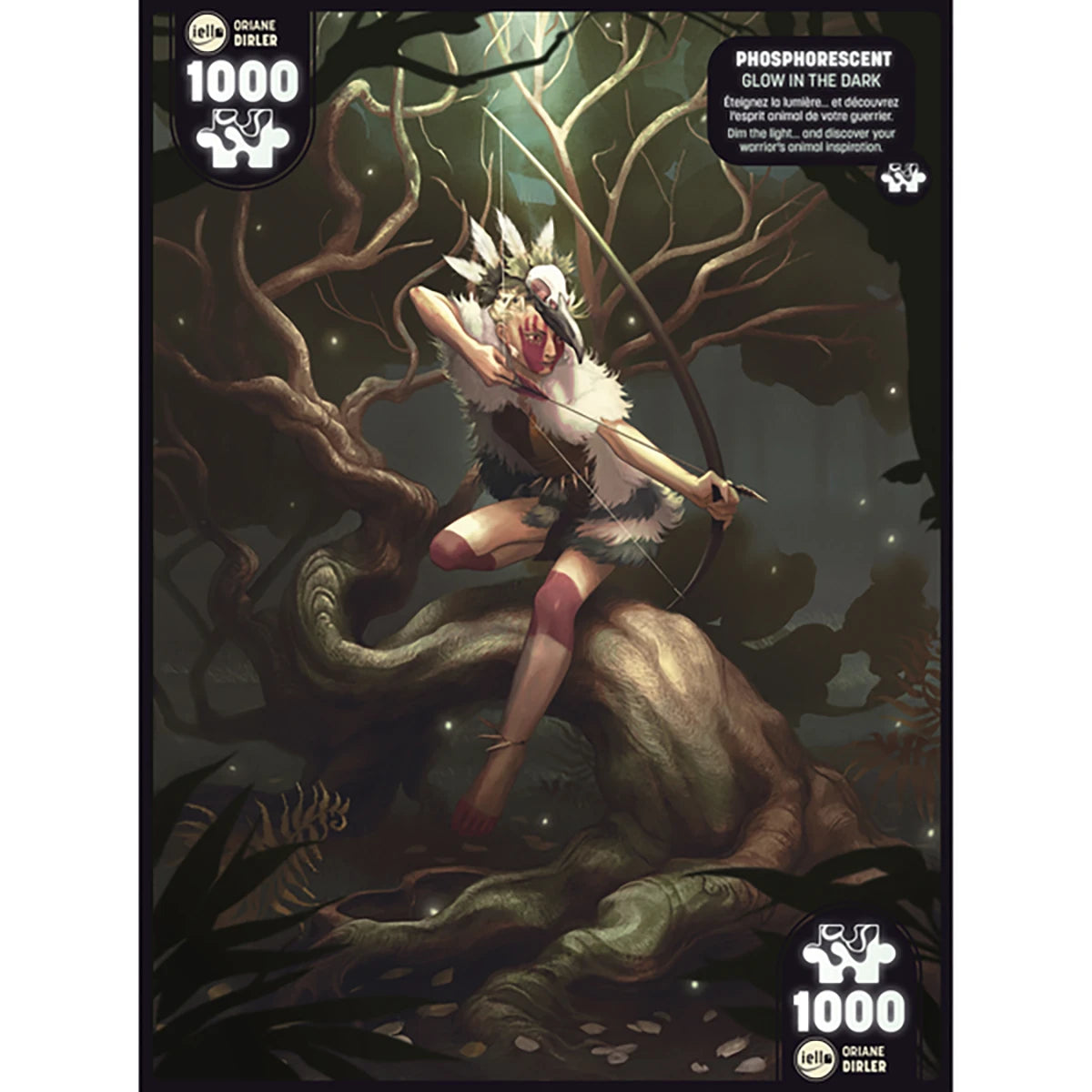 Puzzle Forest Spirit - Collection Twist Phosphorescent - 1000 pièces