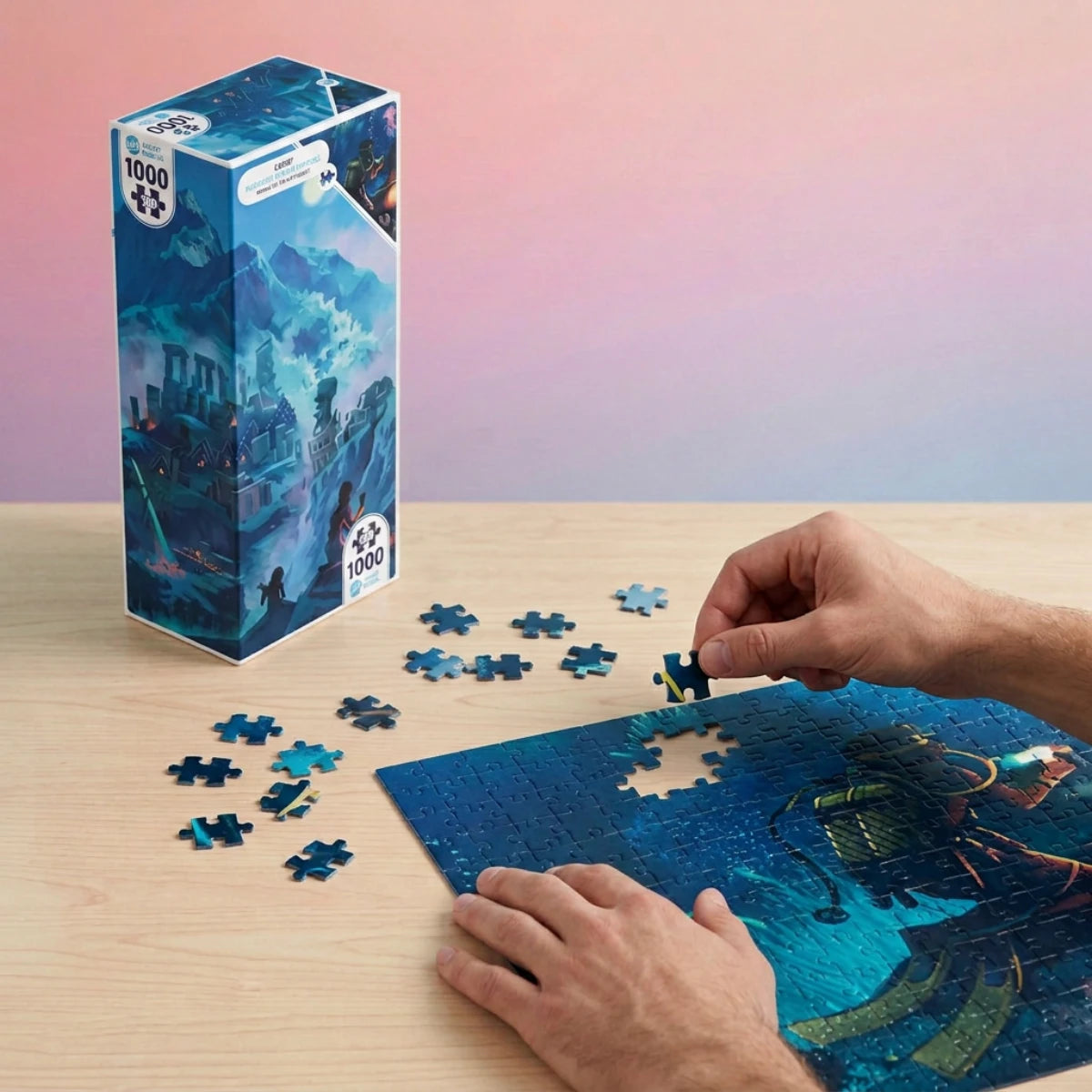Puzzle Ancient Mégalith - Collection Twist - 1000 pièces
