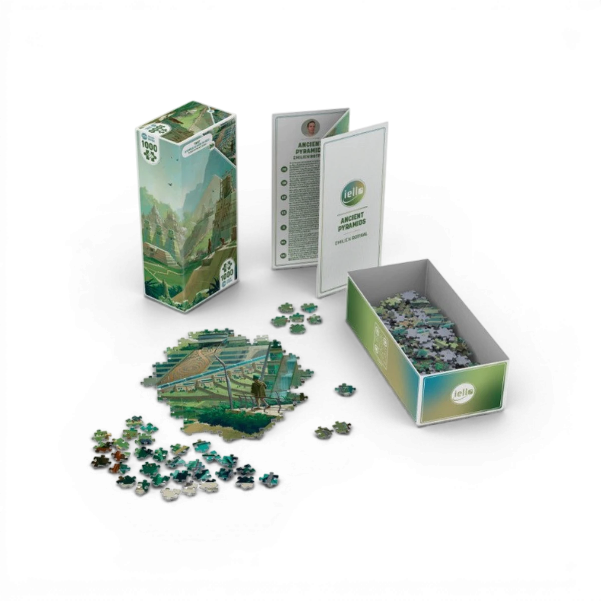 Puzzle Ancient Pyramids - Collection Twist - 1000 pièces