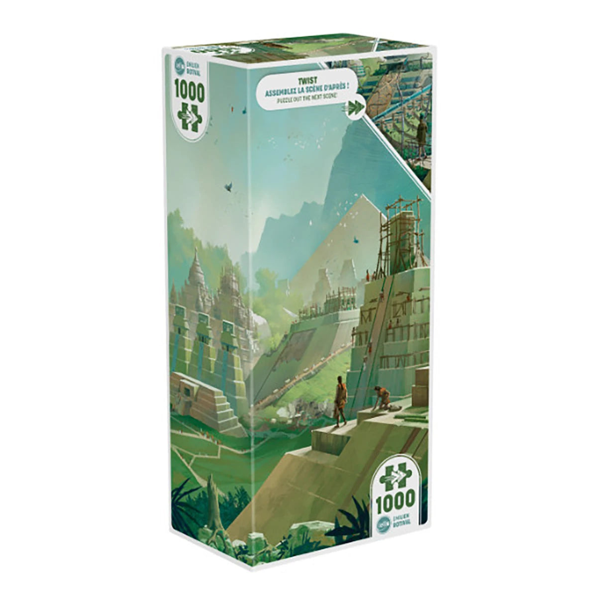Puzzle Ancient Pyramids - Collection Twist - 1000 pièces