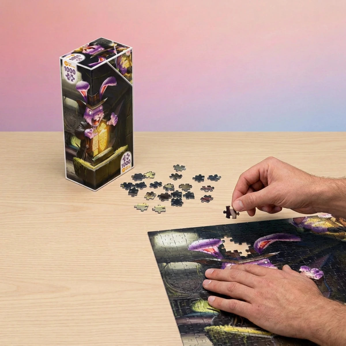 Puzzle Bunny Kingdom Explorer - Collection Twist - 1000 pièces