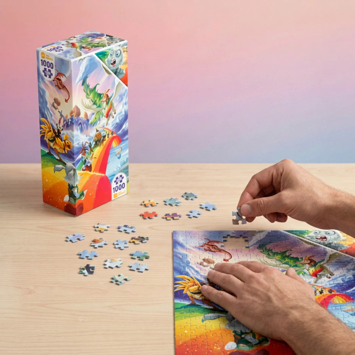 Puzzle Bunny Kingdom In The Sky - Collection Twist - 1000 pièces