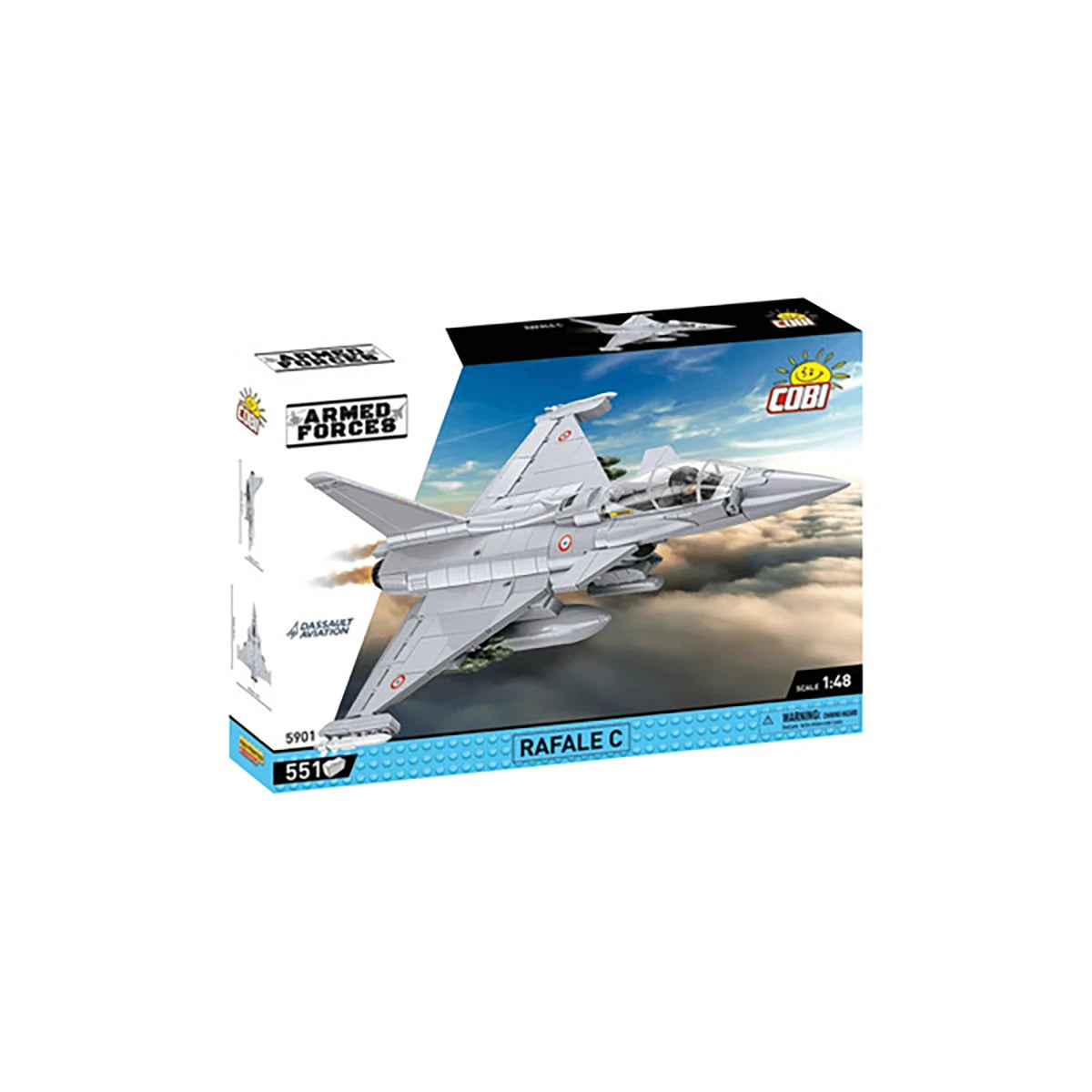 Avion Rafale C (551 pièces) – Set de construction – Cobi