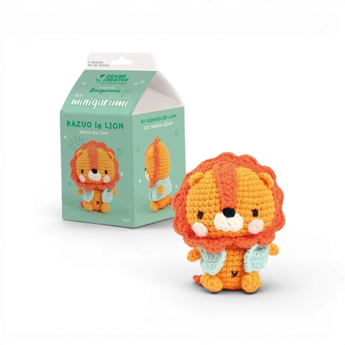 Le Lion Kazuo – Kit DIY crochet mini amigurumi