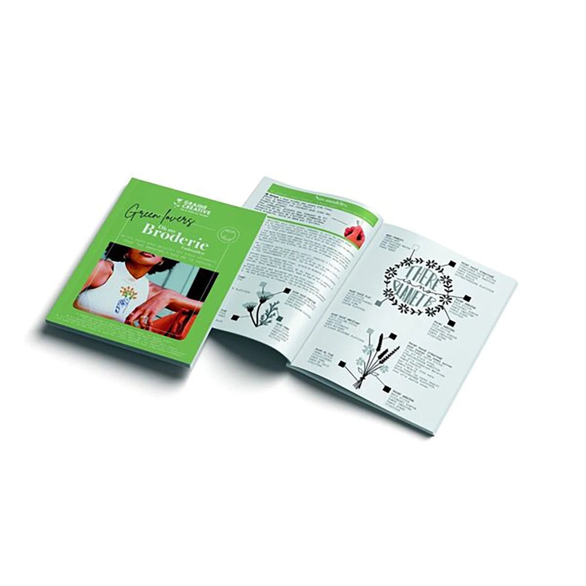Green Lovers – Kit DIY broderie sur vêtement
