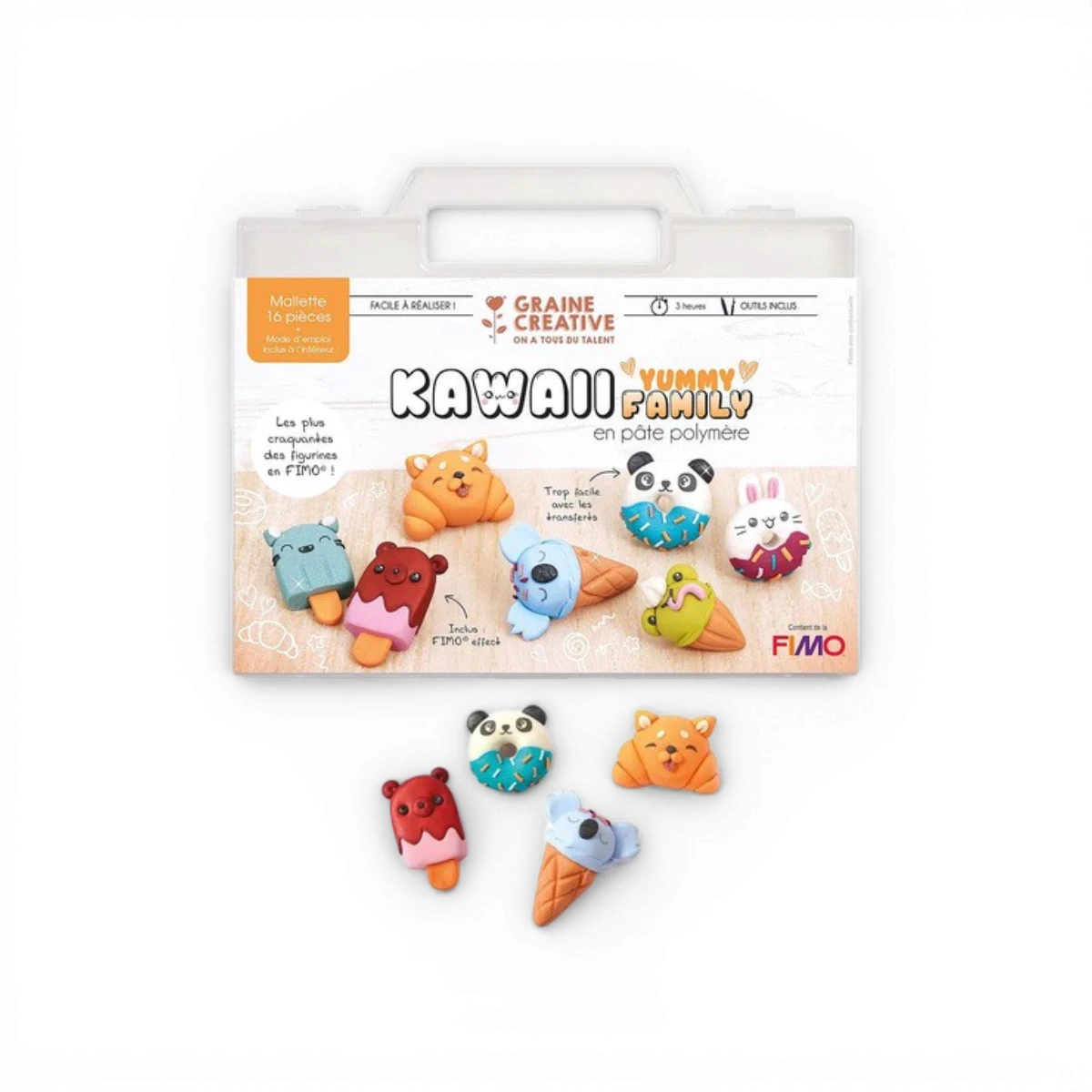 Kawaii Yummy Family – FIMO – Mallette créative