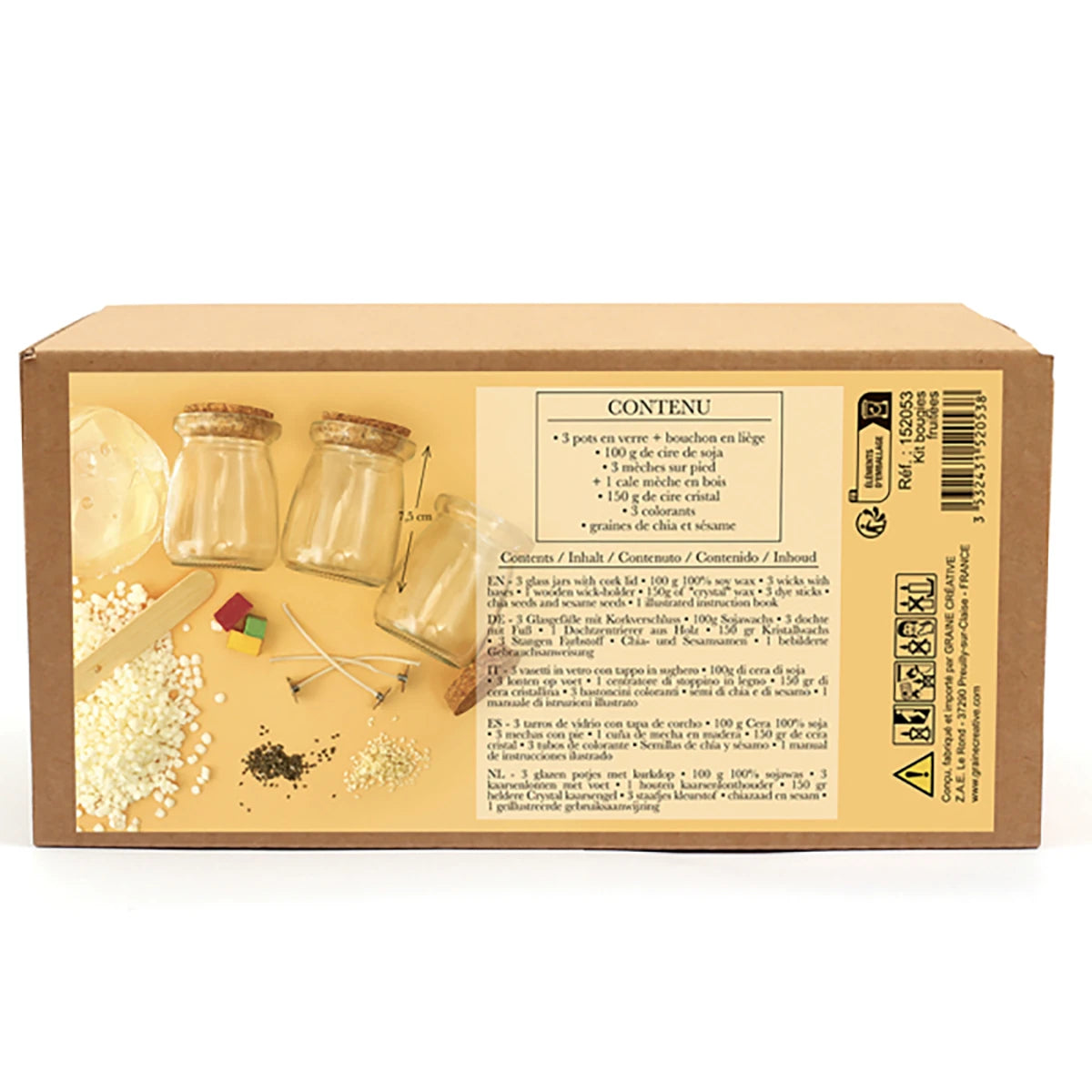Mes Bougies Fruitées – Kit DIY bougie