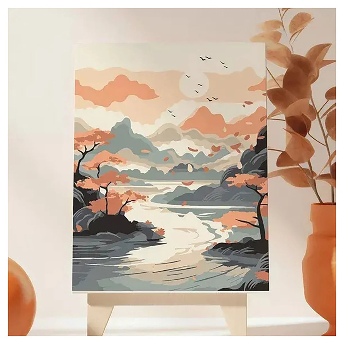 Plaine d’Asie – Peinture au numéro