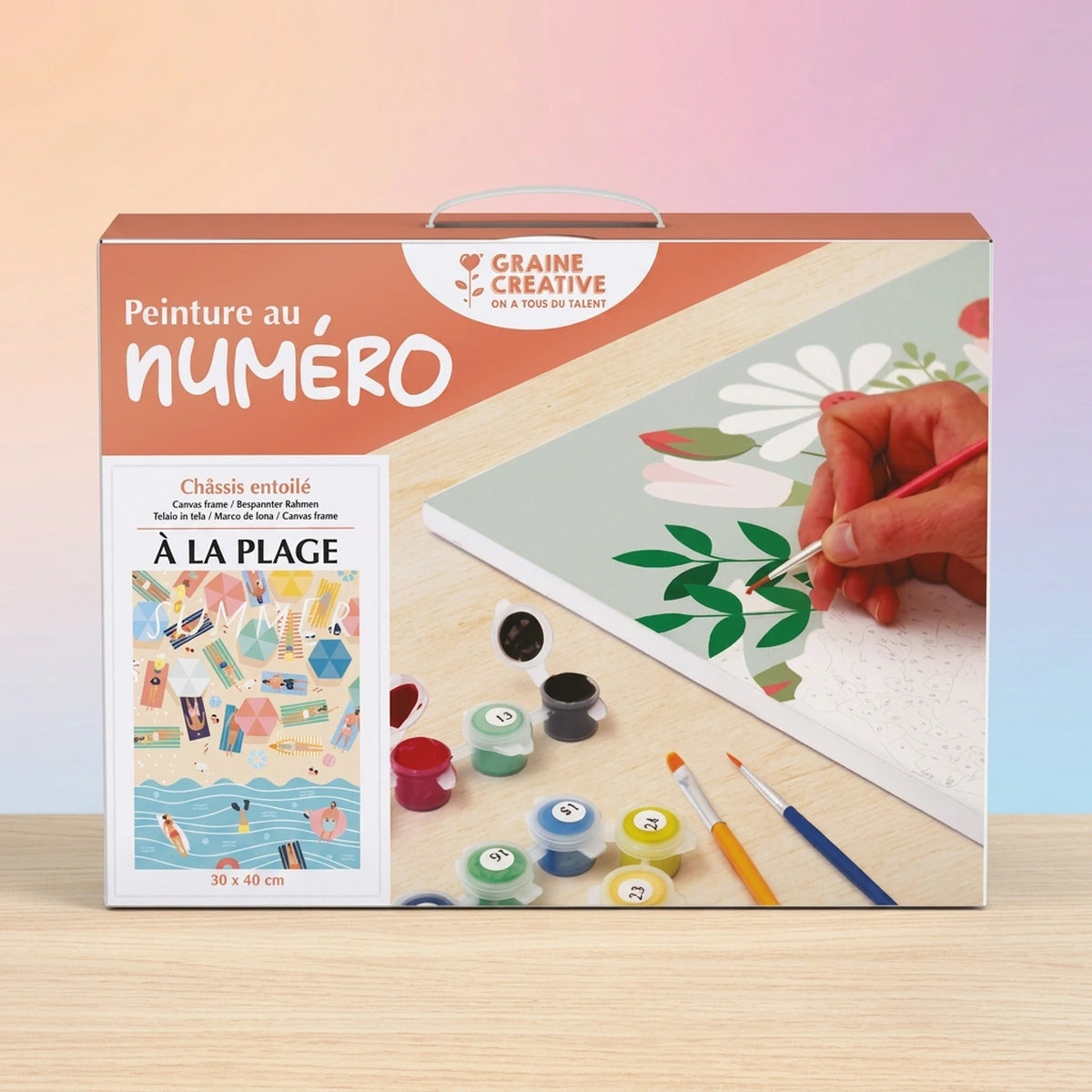 À la Plage – Peinture au numéro