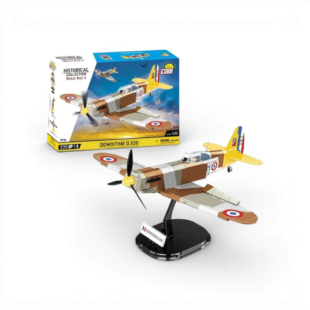 Dewoitine D520 (335 pièces) – Set de construction – Cobi