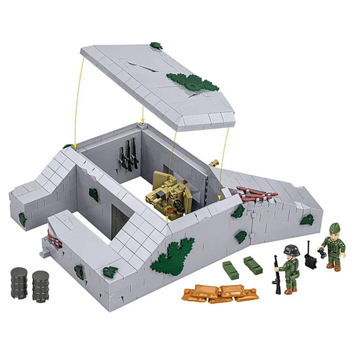 Bunker Regelbau 667 (642 pièces) – Set de construction – Cobi