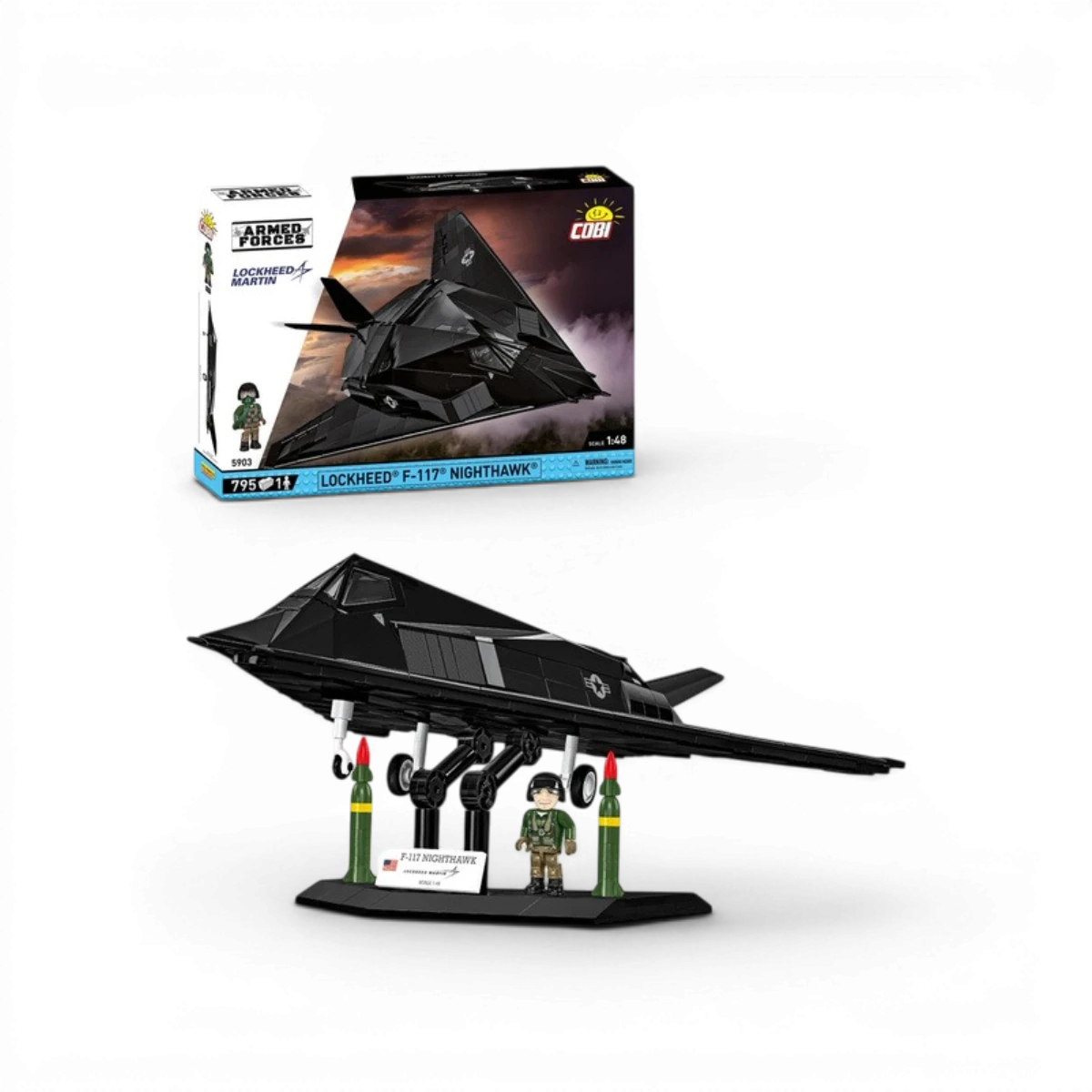 F-117 Nighthawk (795 pièces) – Set de construction – Cobi