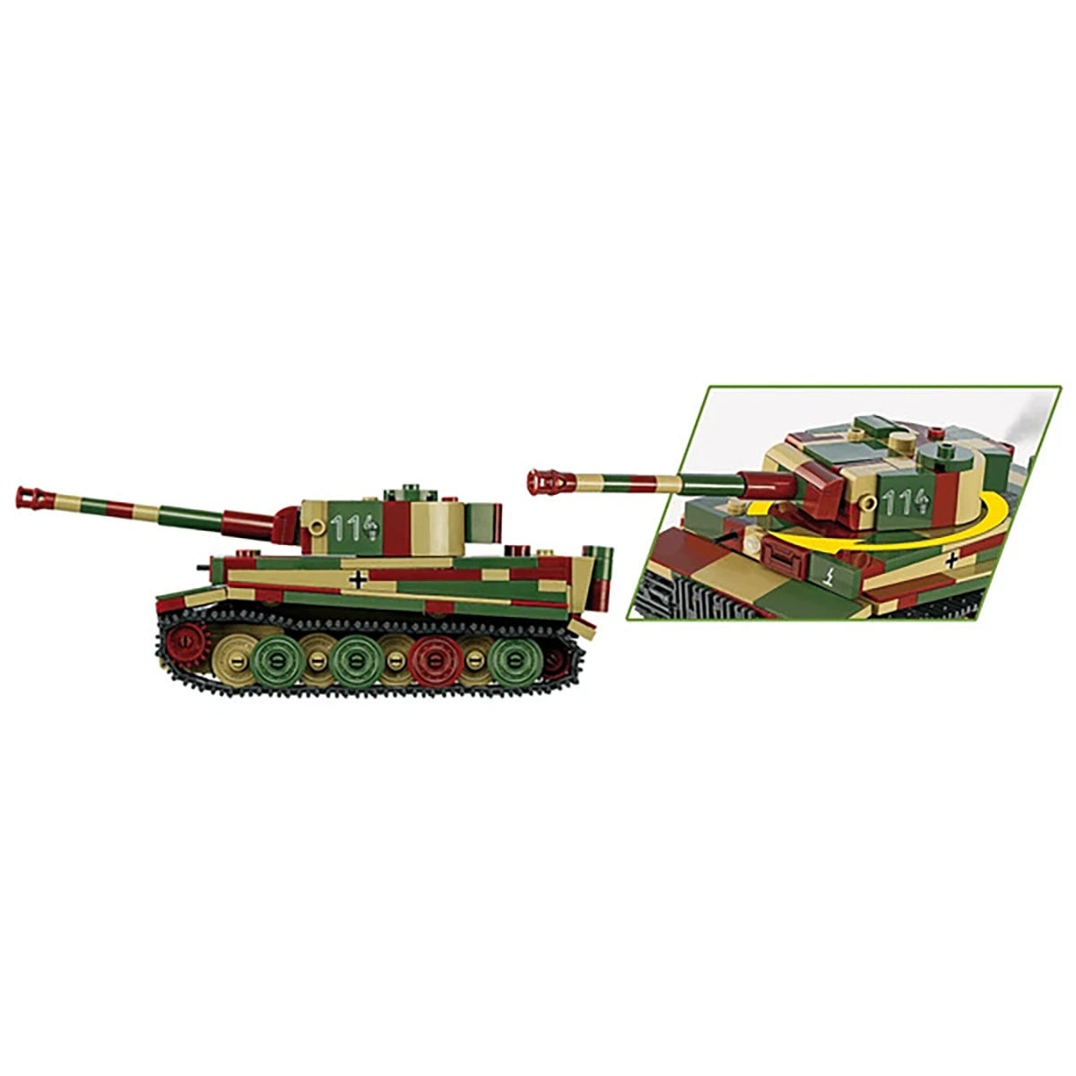 Panzer VI Tiger (428 pièces) – Set de construction – Cobi