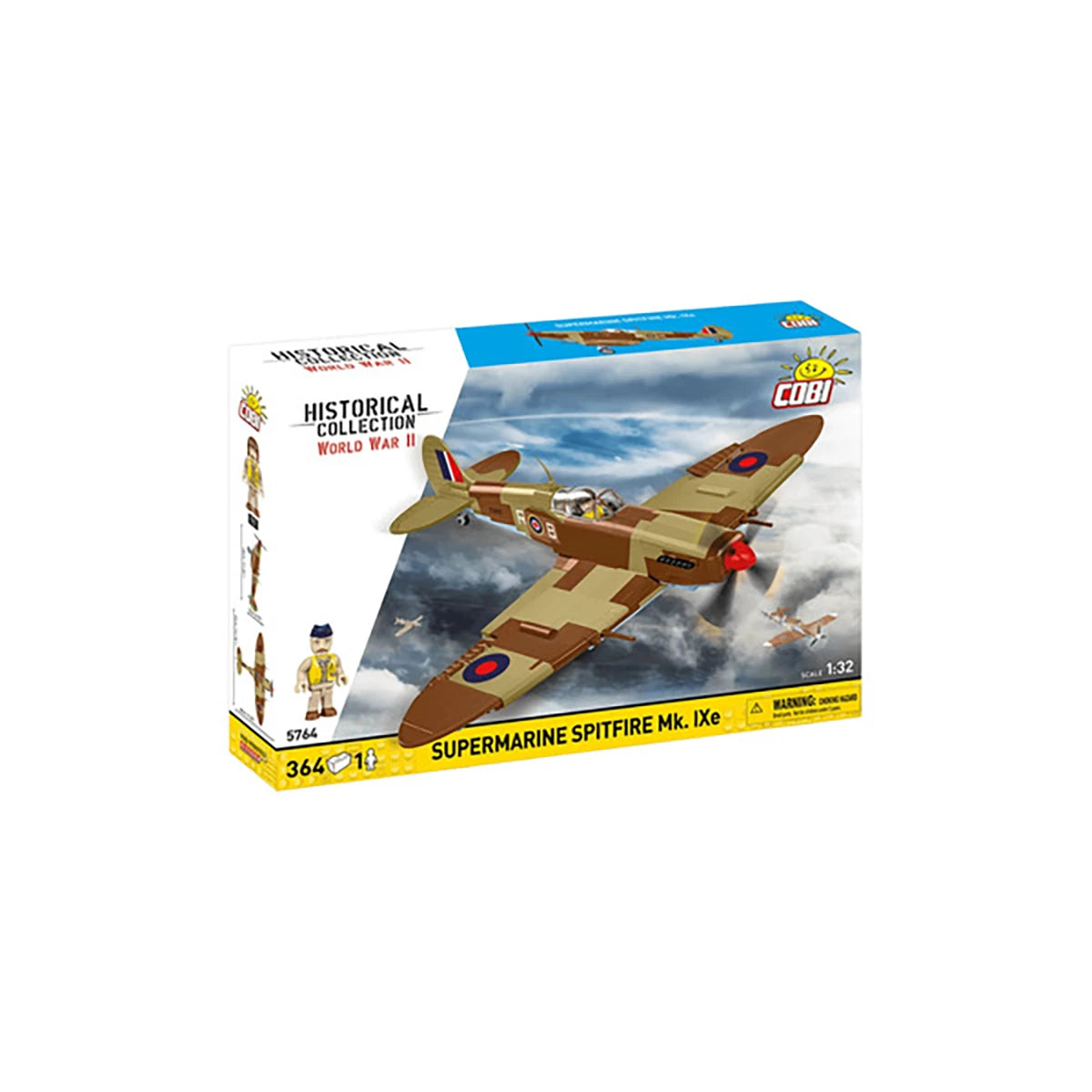 Spitfire MKIX (364 pièces) – Set de construction – Cobi