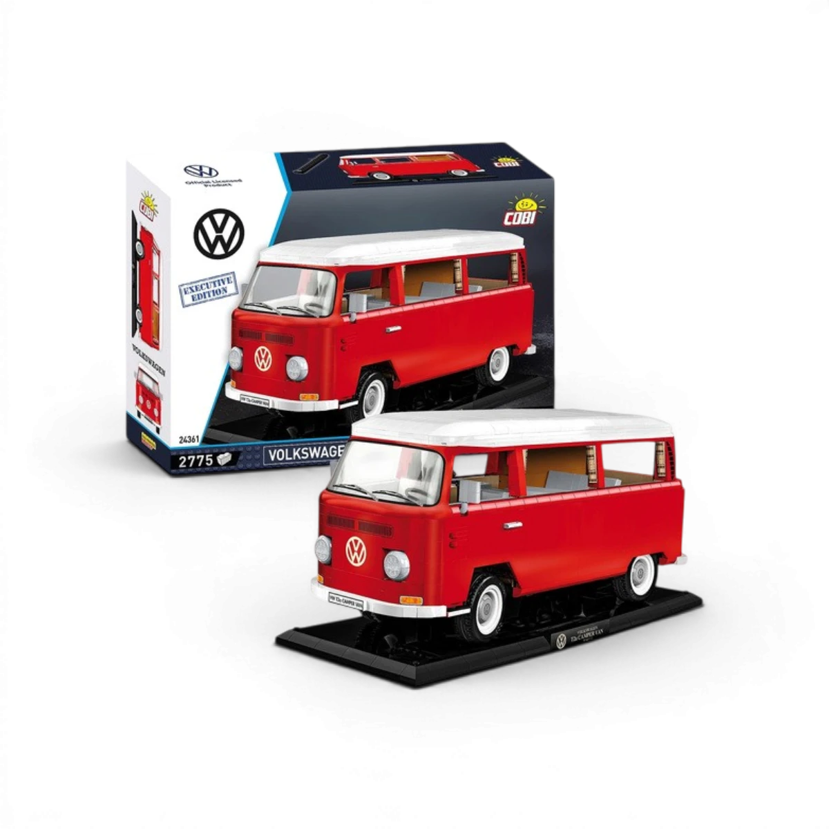 Volkswagen T2a Camper Van (2775 pièces) – Set de construction – Cobi
