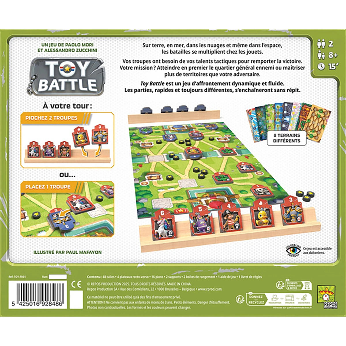 Toy Battle – Jeu d’affrontement stratégie et tactique
