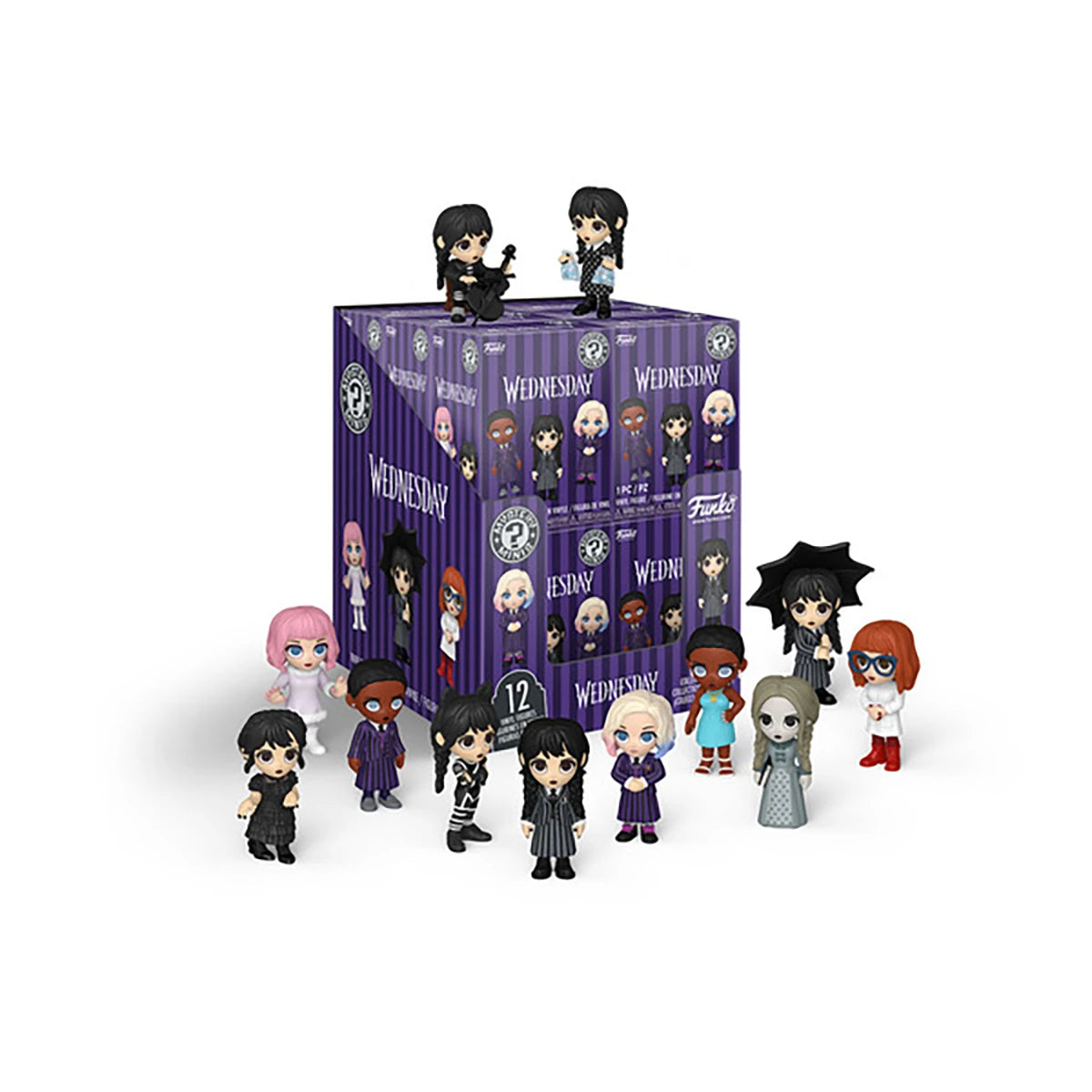 Figurine Mystery Minis Wednesday x1 - Funko (modèle aléatoire)
