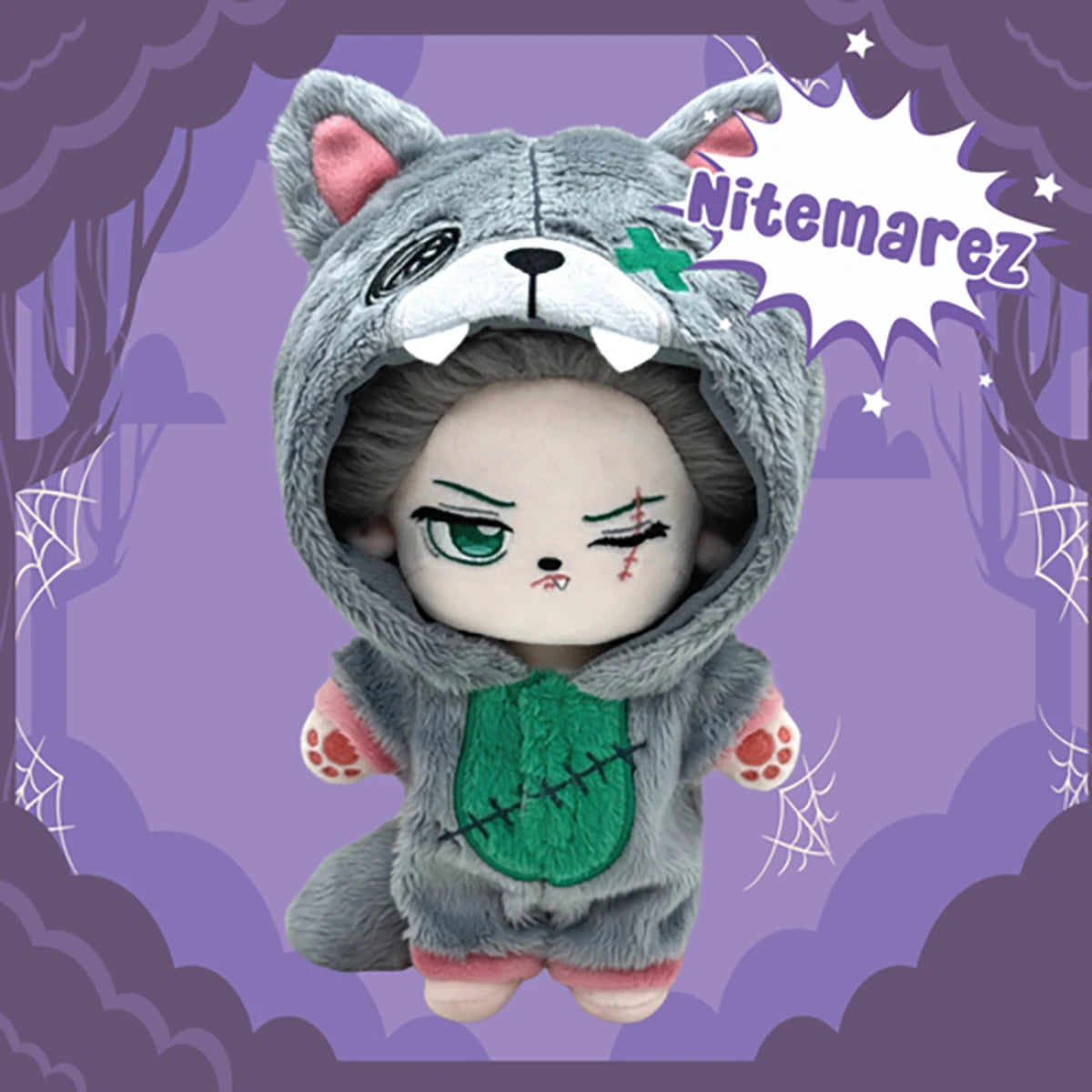 Peluche Kawaii BedHedz 20cm