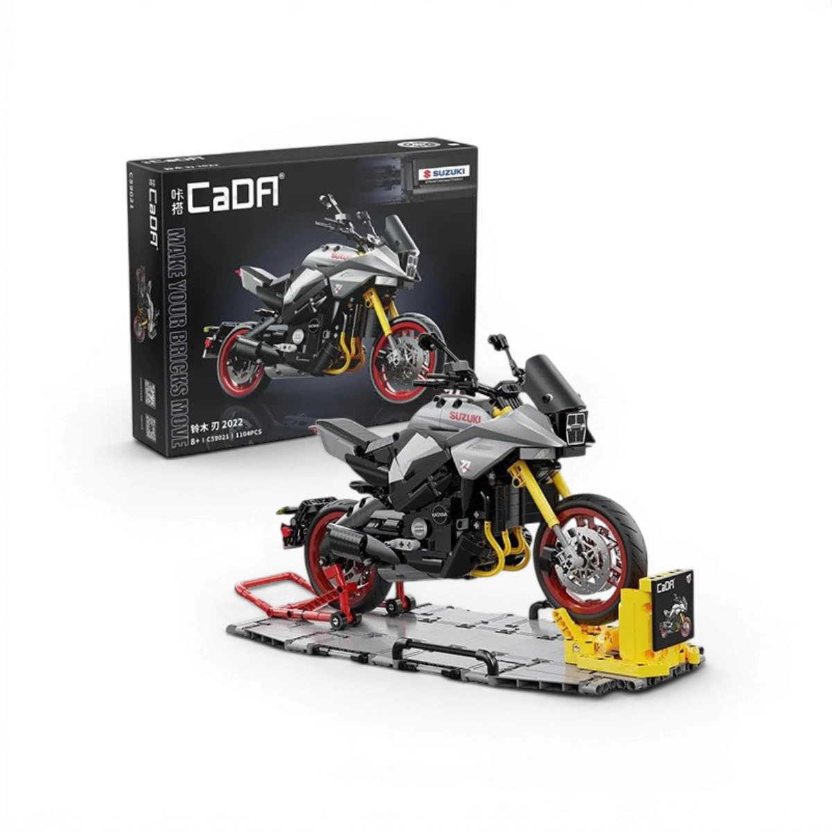 Moto Suzuki Katana (1104 pièces) – Set de construction – CaDA