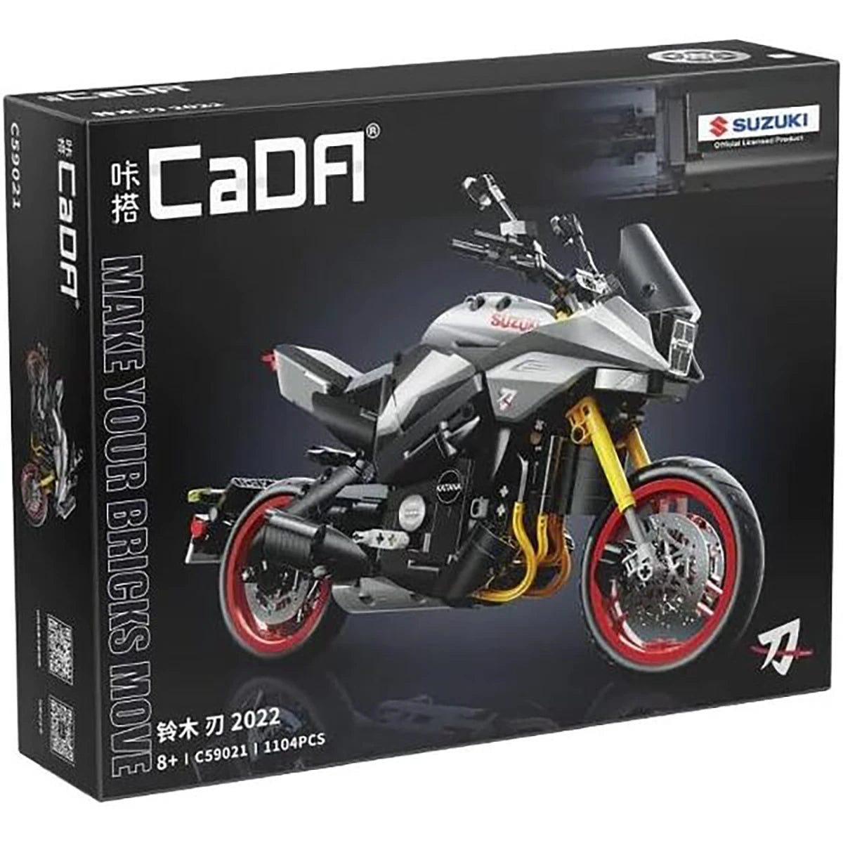 Moto Suzuki Katana (1104 pièces) – Set de construction – CaDA