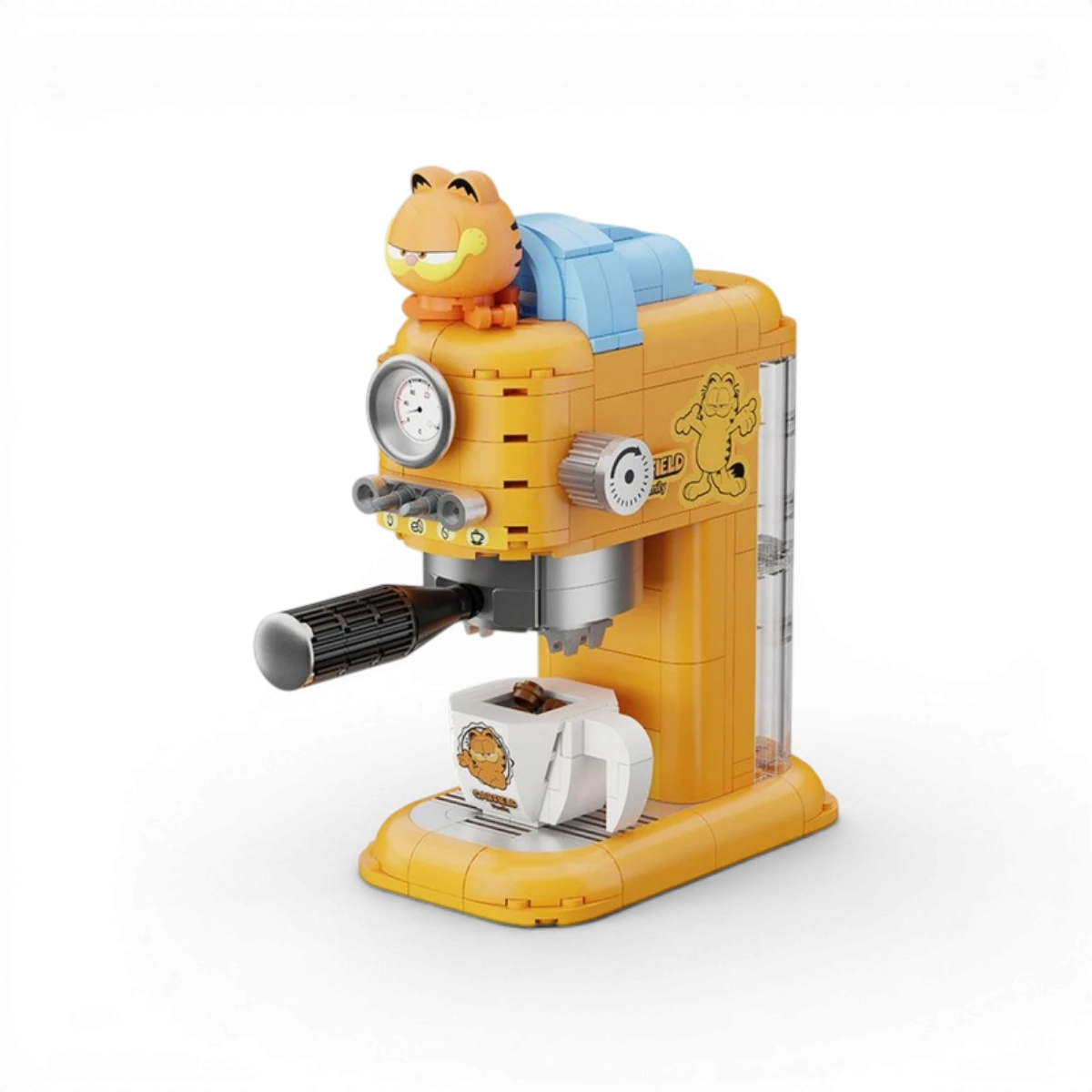 Figurine Garfield machine à café - Pantasy à construire