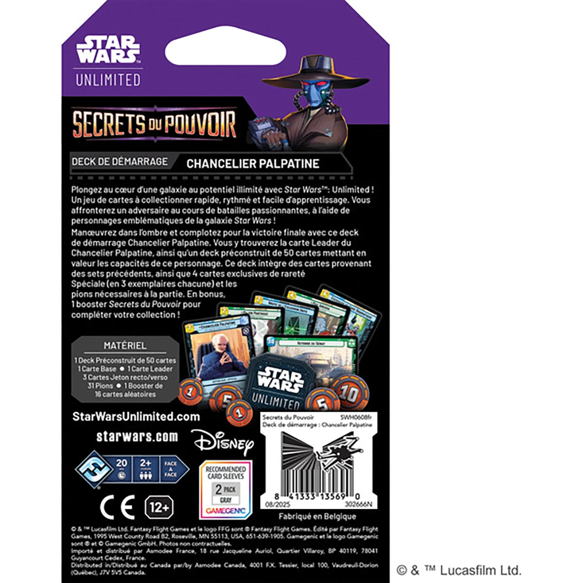 Star Wars Unlimited – Deck de démarrage Chancelier Palpatine