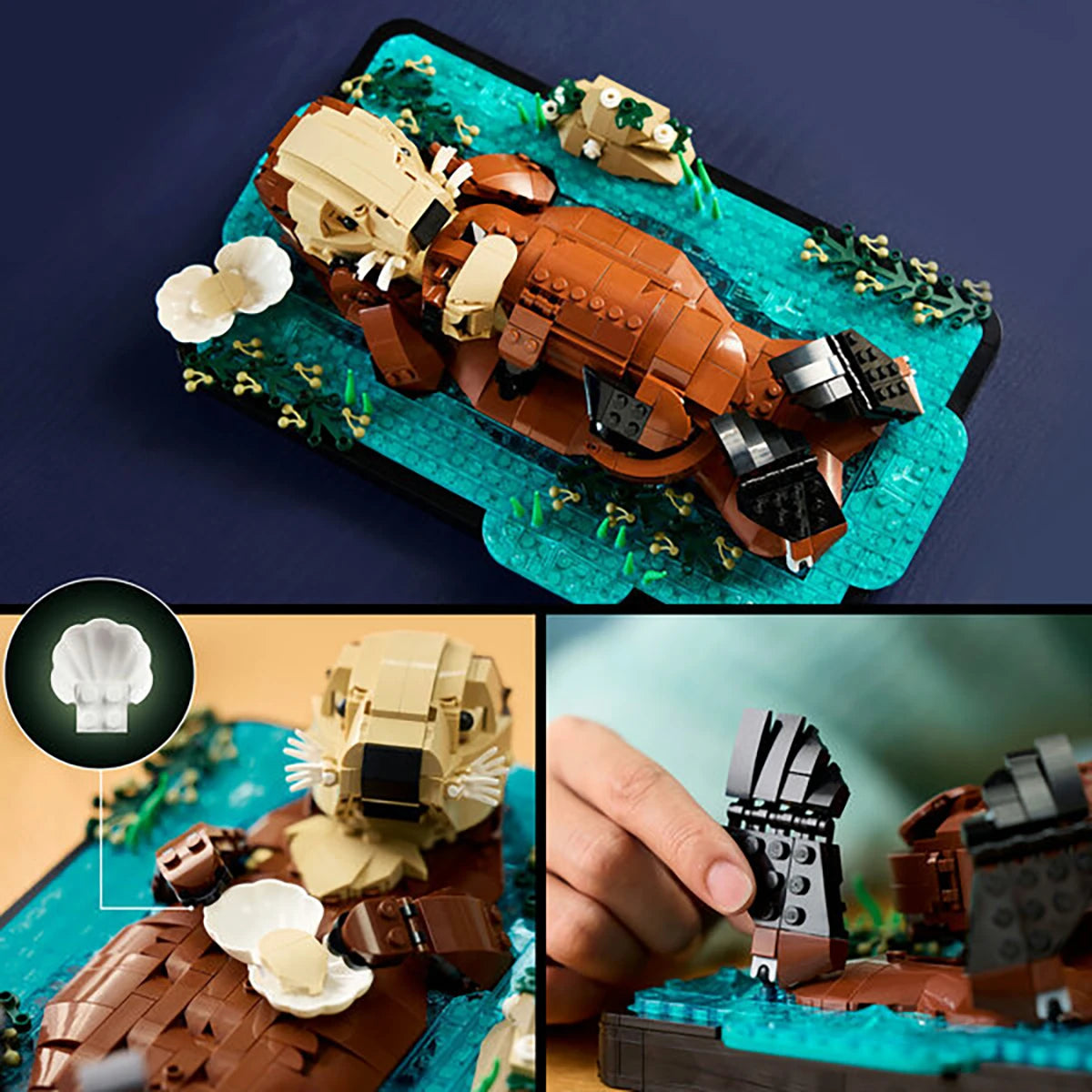 21366 - Les loutres câlines - LEGO® LEGO Ideas
