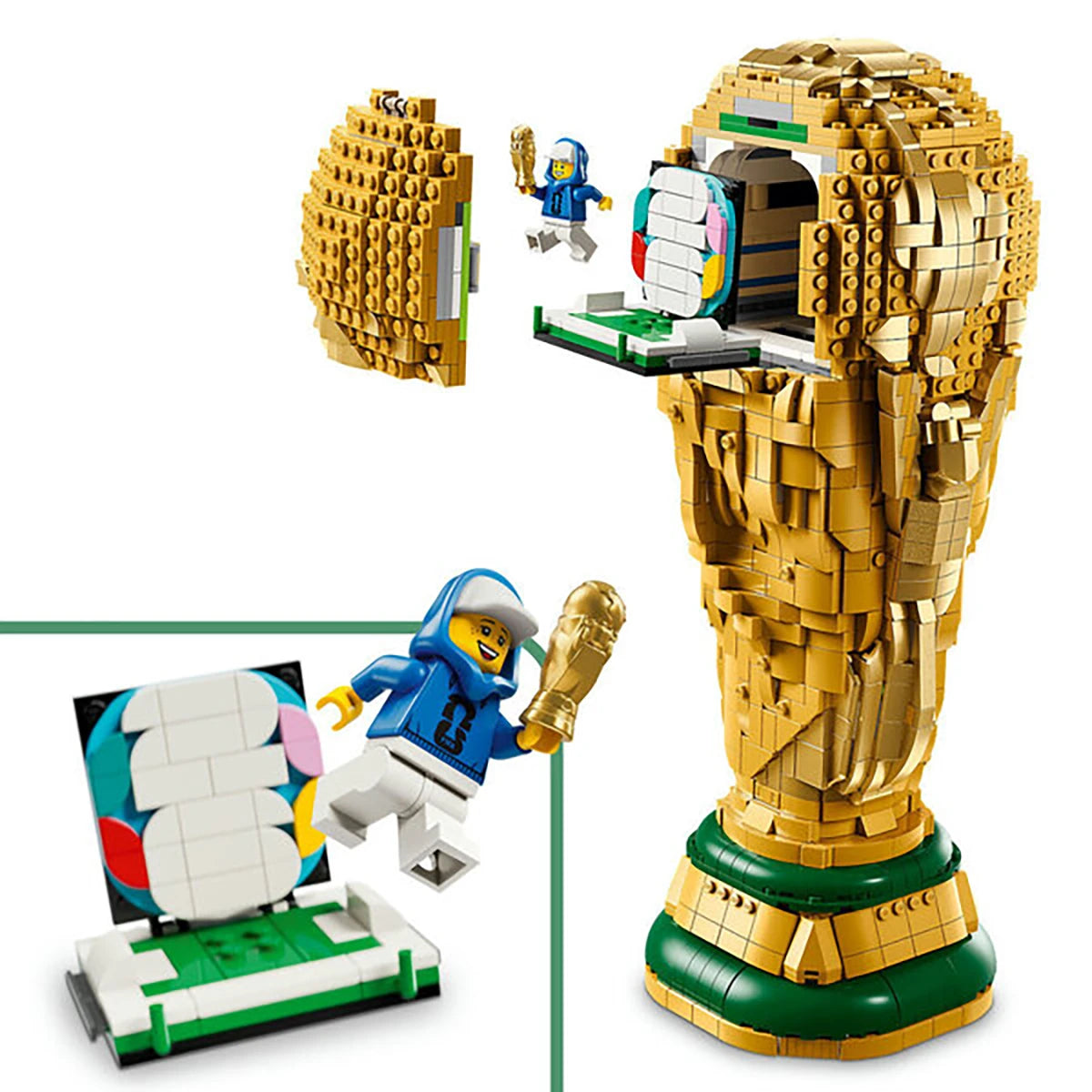 43020 - Trophée officiel de la Coupe du monde de la FIFA - LEGO® Editions Sports